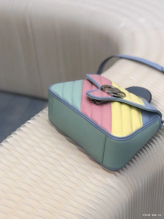 Firstbag ru GG handle top mini Marmont bag GUCCI 0823